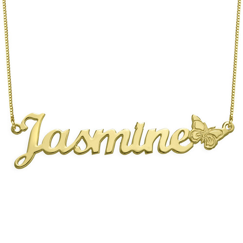 Jasmine 个性名字项链